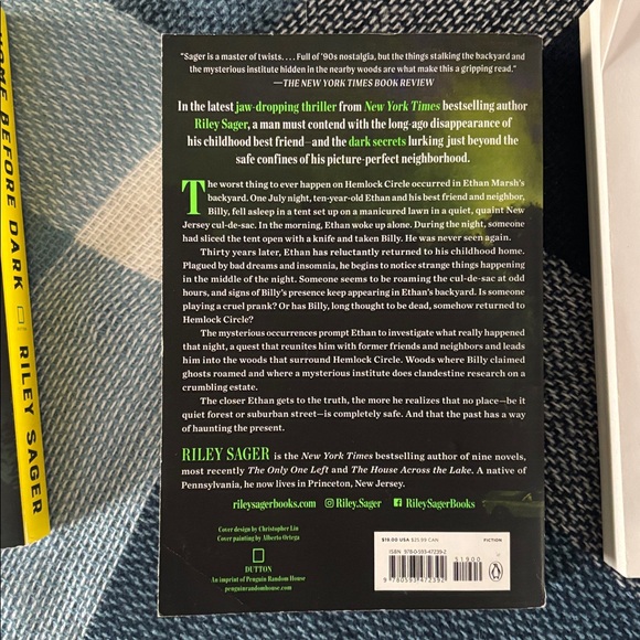 Riley Sager Book Set - Green, Blue Covers - Picture 6 of 7